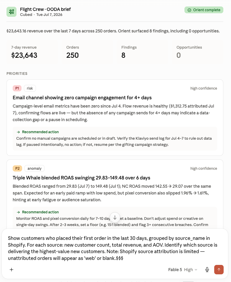 Claude connected to your business via MCP